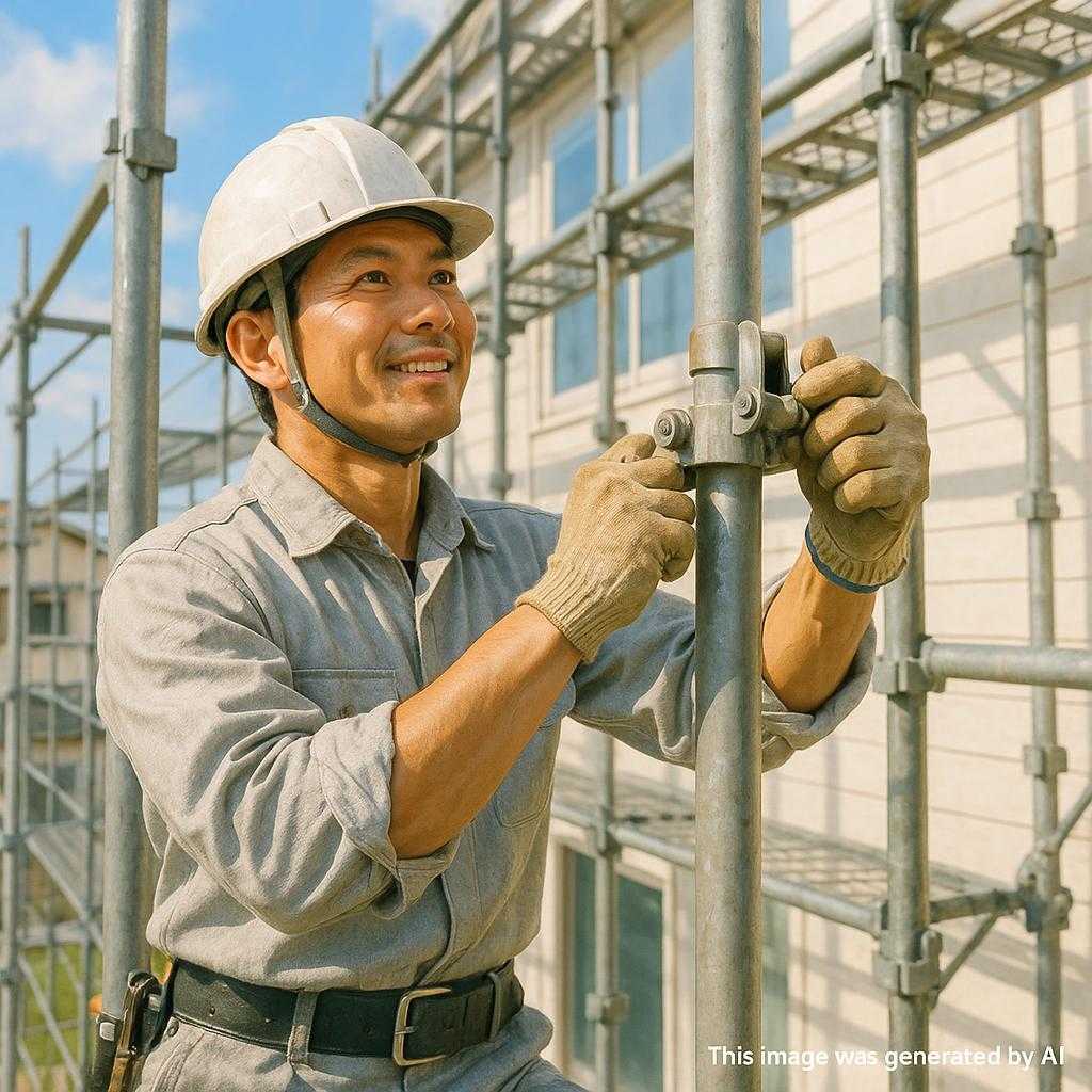 足場職人の仕事に宿るプロの魅力