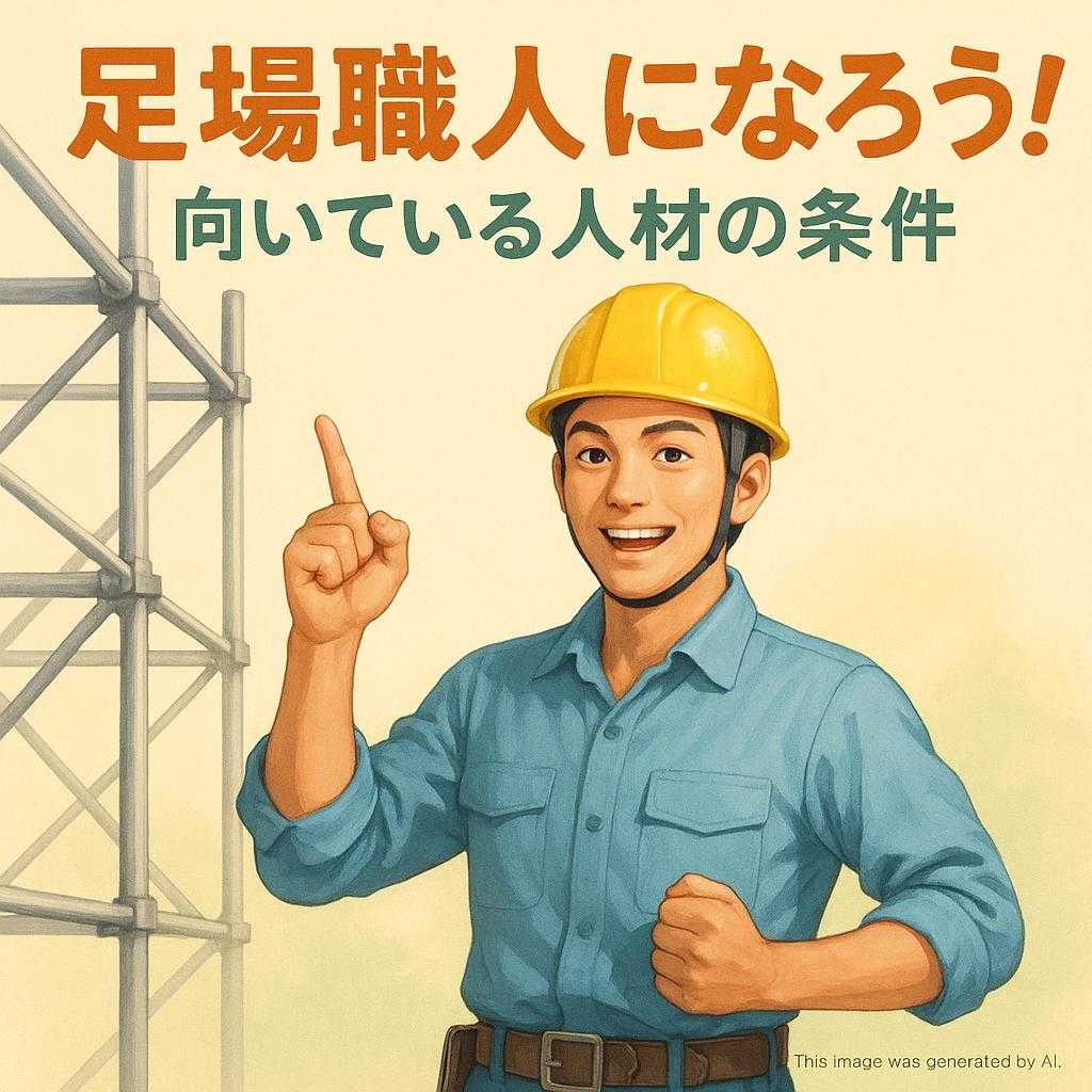 足場職人になろう!向いている人材の条件