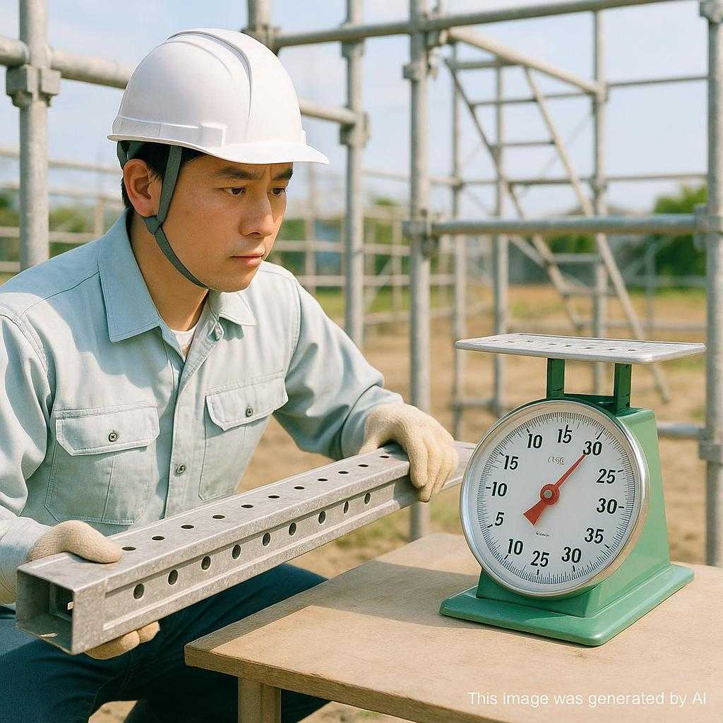 初心者必見、足場の重さに関する基礎知識