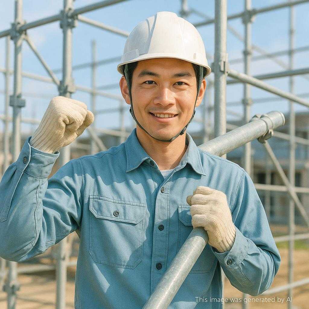 足場職人に適した人材の資質と才能