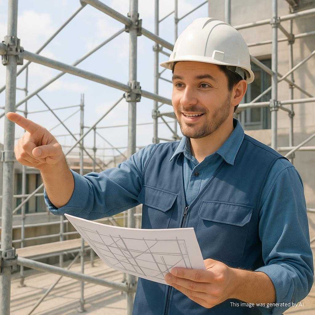 プロが教える！効率的な足場の組み方ガイド