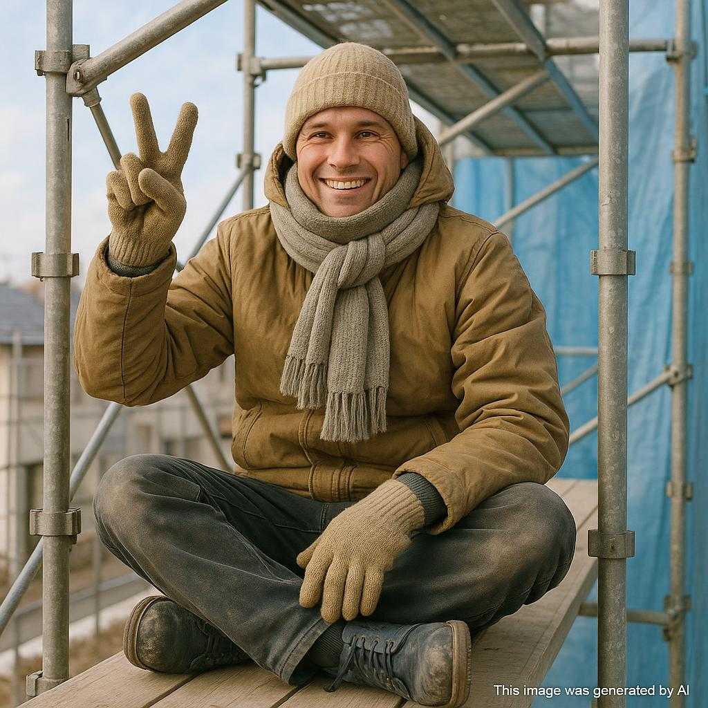 足場職人の裏技⁈寒い時を快適に過ごすヒント