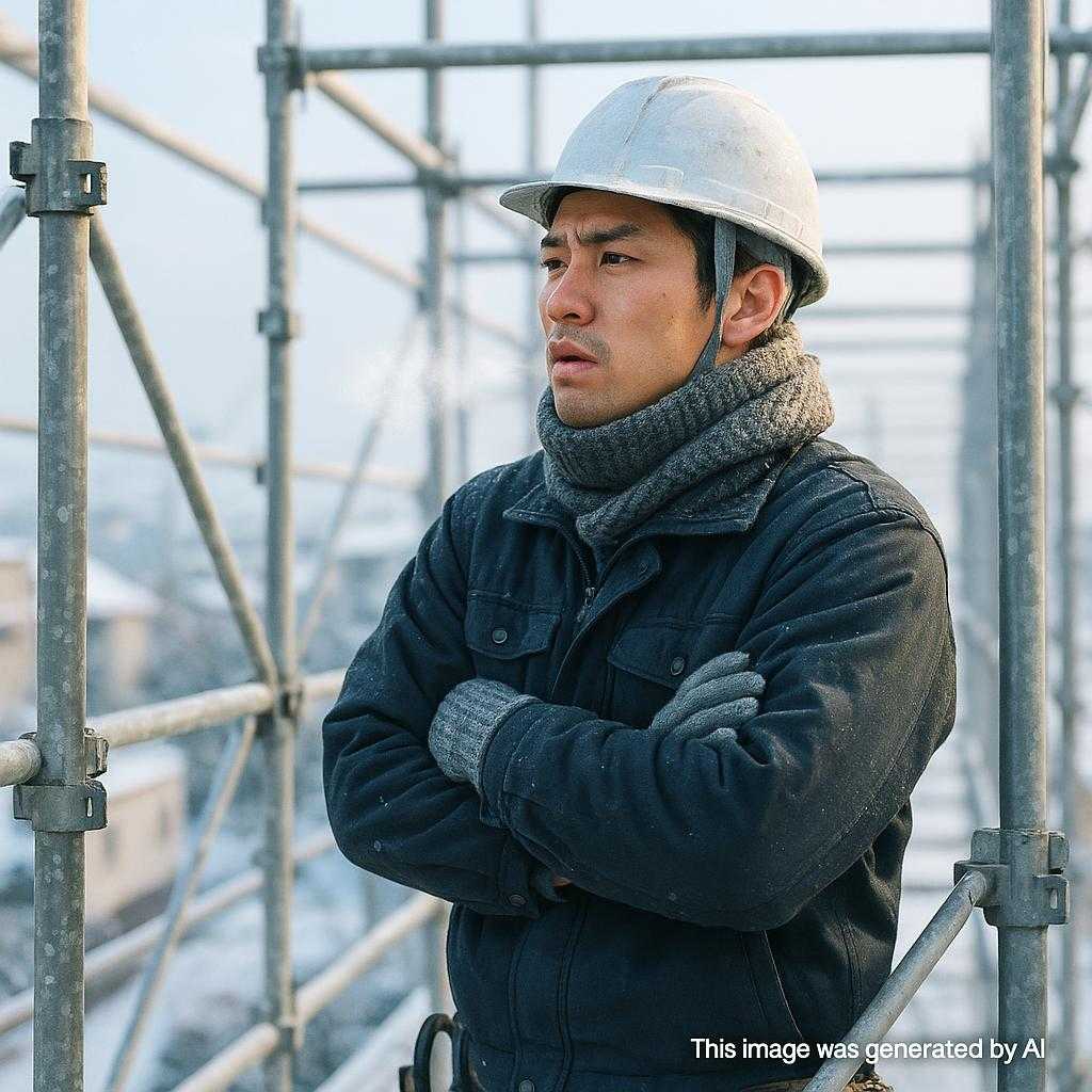 寒い時期に挑む！足場職人の心意気とは？