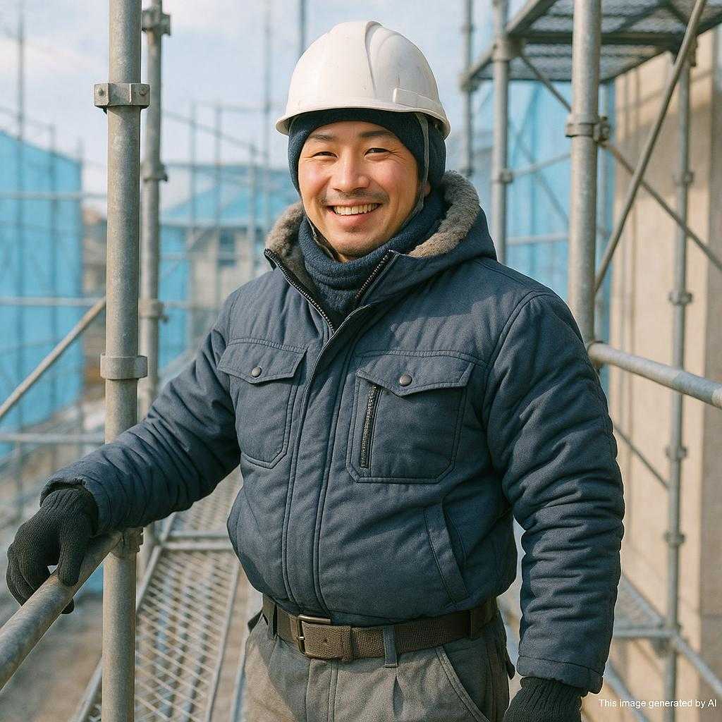 寒さに負けない足場職人の仕事着選び