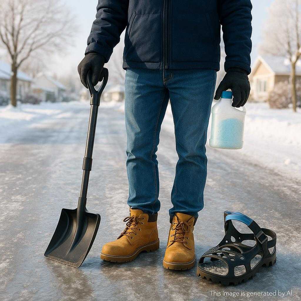 路面凍結に勝つ!必須アイテムとその使い方