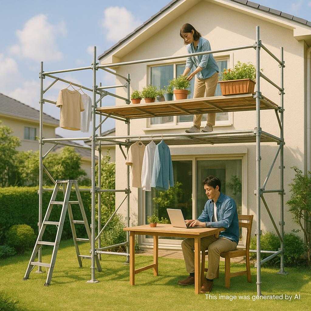 足場活用法の工夫次第で生活が変わる