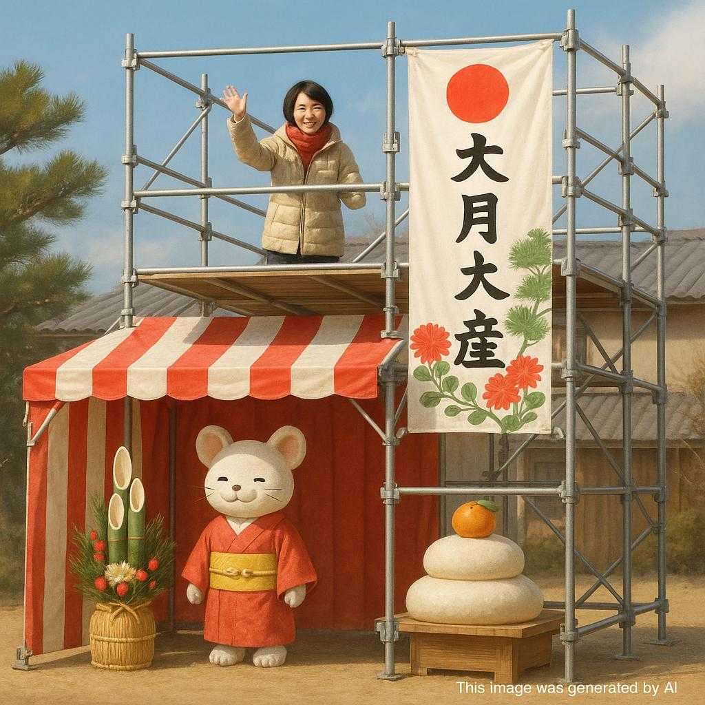 お正月のイベントシーズンに欠かせない足場の活用術