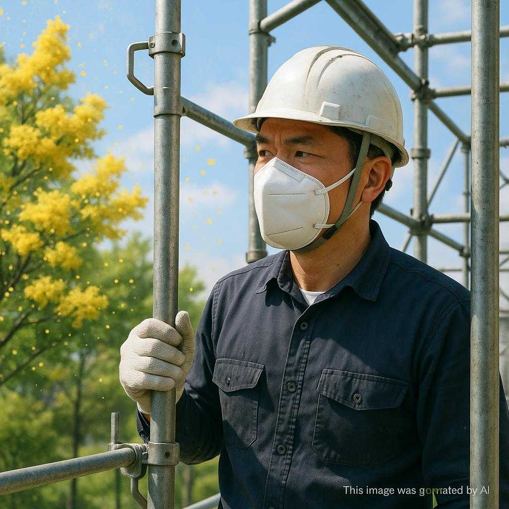 花粉症でも安心!足場職人におすすめのアイテム