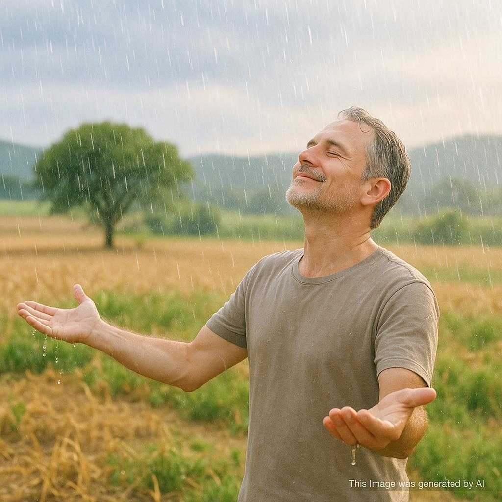 恵の雨に感謝!長い乾季の後に訪れた安らぎ