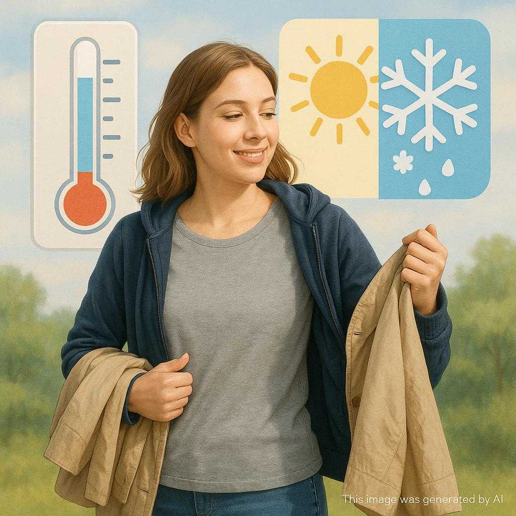 気温の変化に対応するライフハック