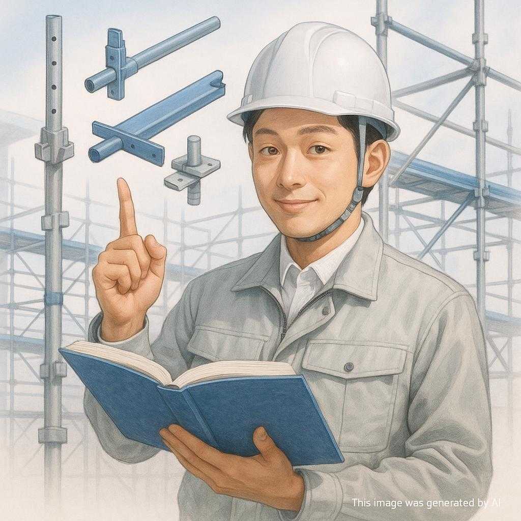 足場業界の新常識?!部材名称を覚えるポイント