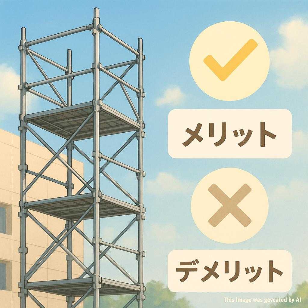 足場の選び方: 軽量鉄骨のメリットとデメリットを徹底解説