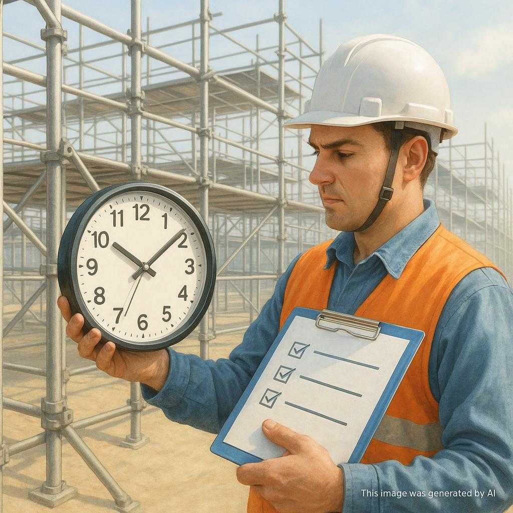 効率アップ！足場工事のための時間配分テクニック