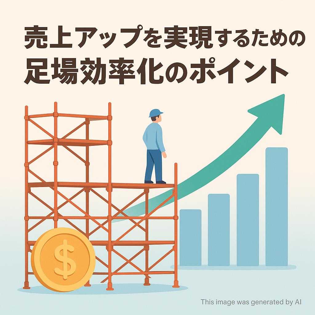 売上アップを実現するための足場効率化のポイント