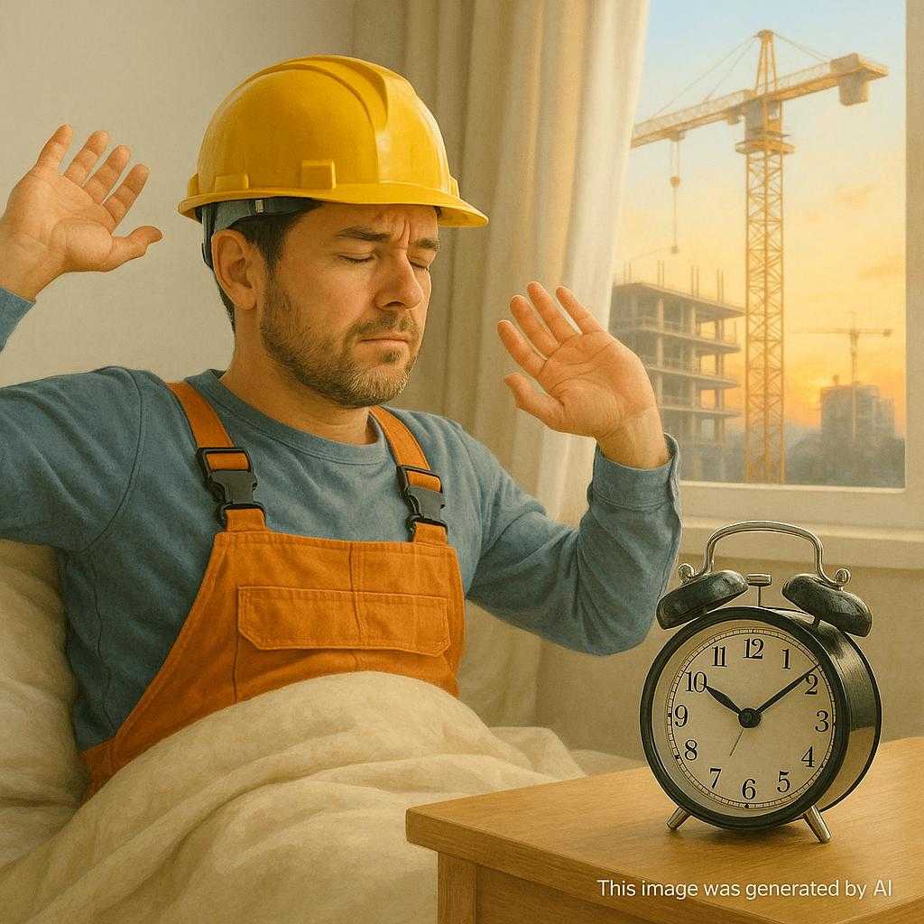 早起きが必須!現場仕事での朝の工夫術