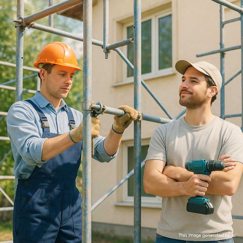 足場作りをプロに任せる！DIY愛好家のための賢い選択