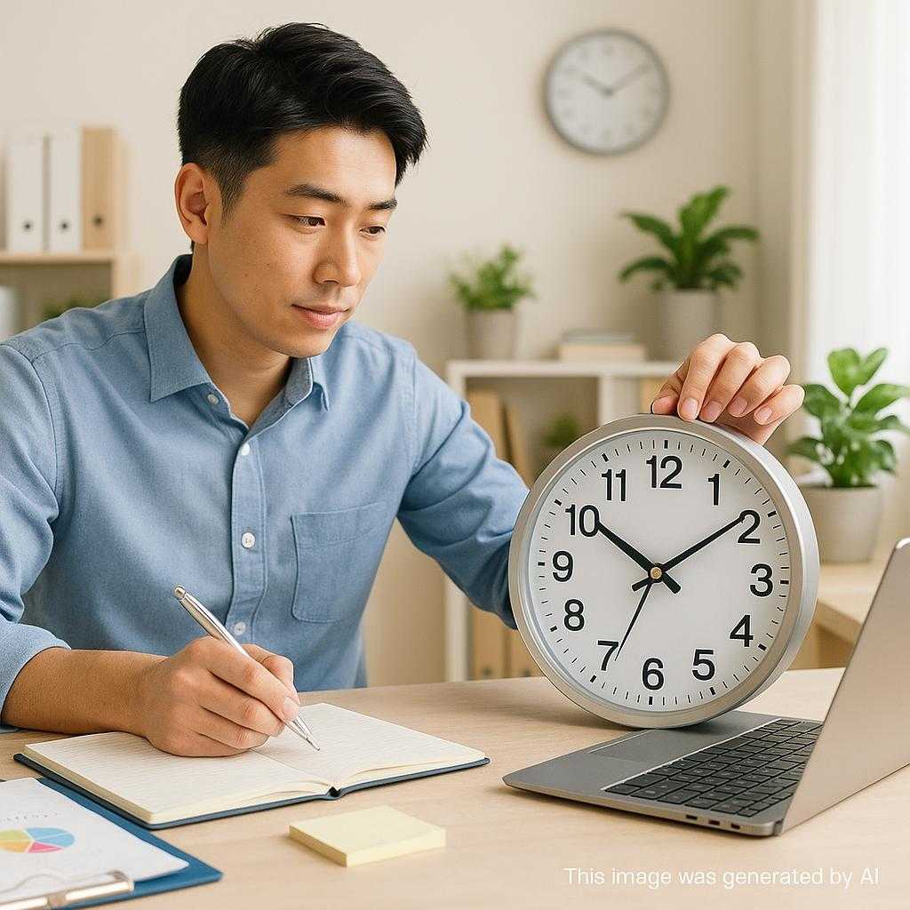 仕事内容をより効率的にするための時間管理術