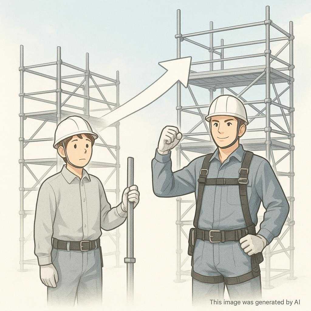 初心者からプロへ!足場職人教育の全ステップ