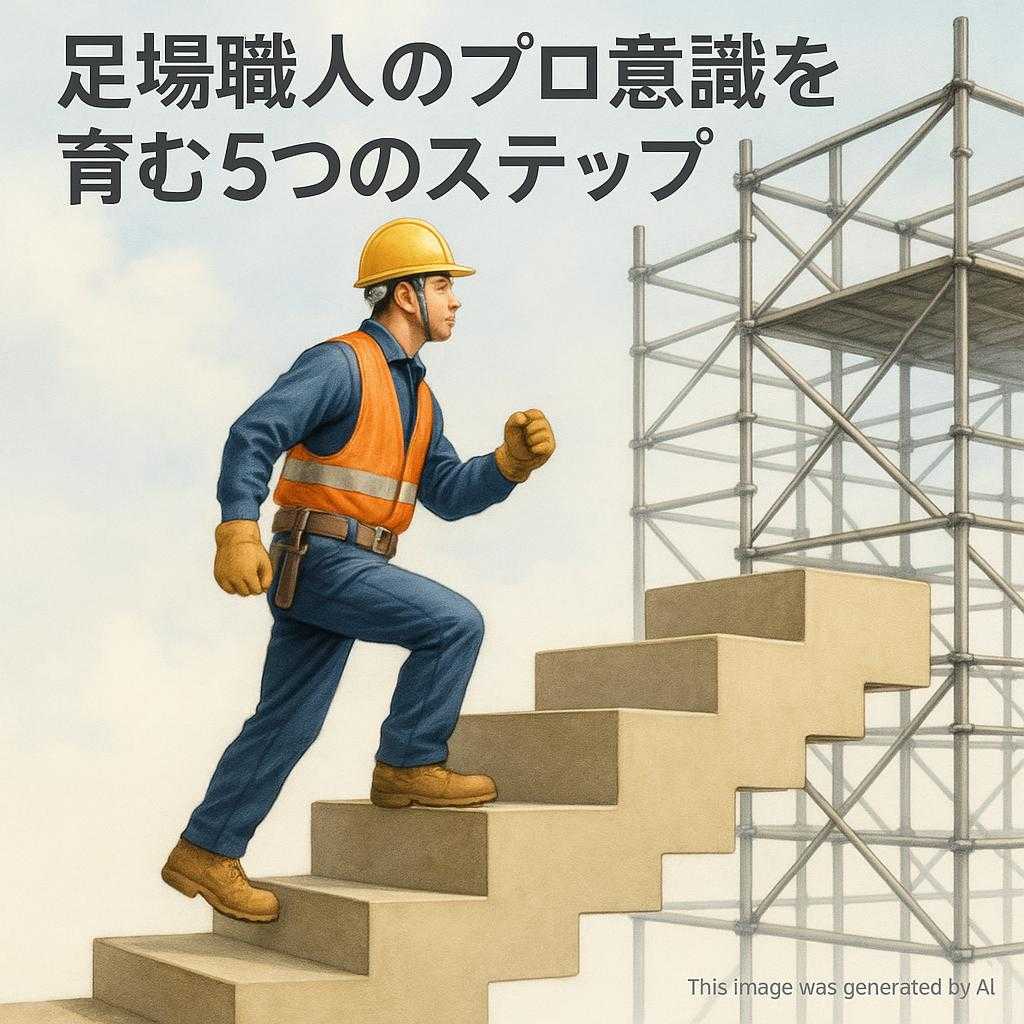 足場職人のプロ意識を育む5つのステップ