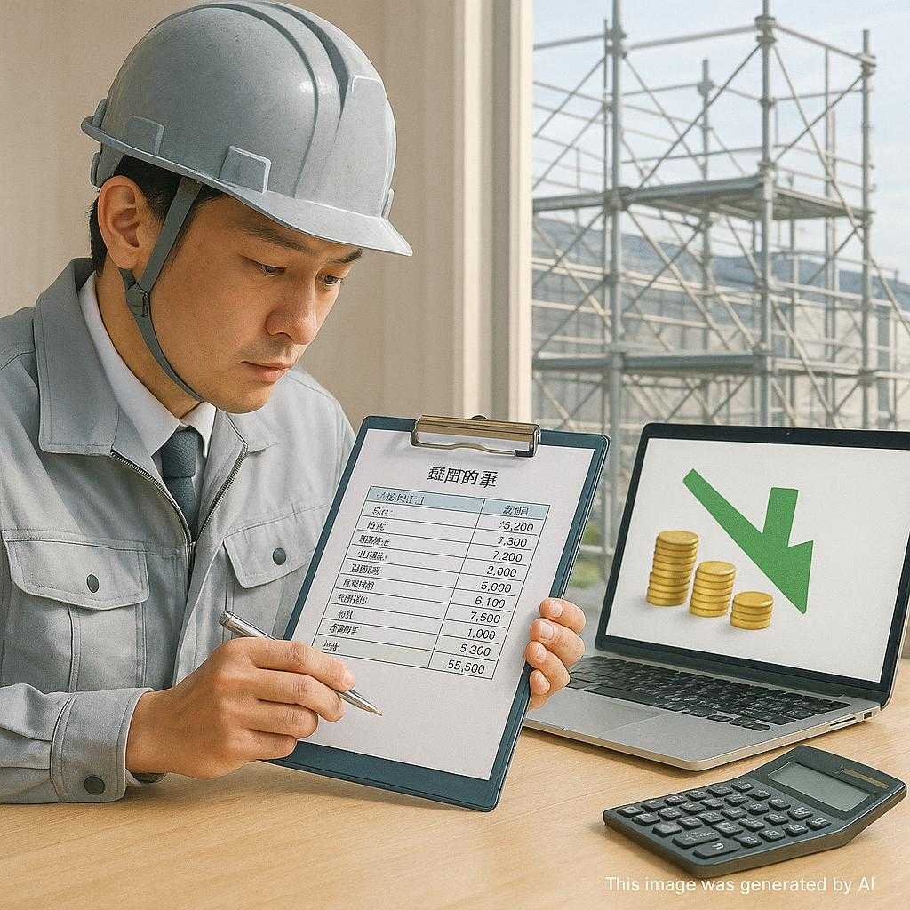 足場工事の費用内訳を整理しながら賢くコストダウン