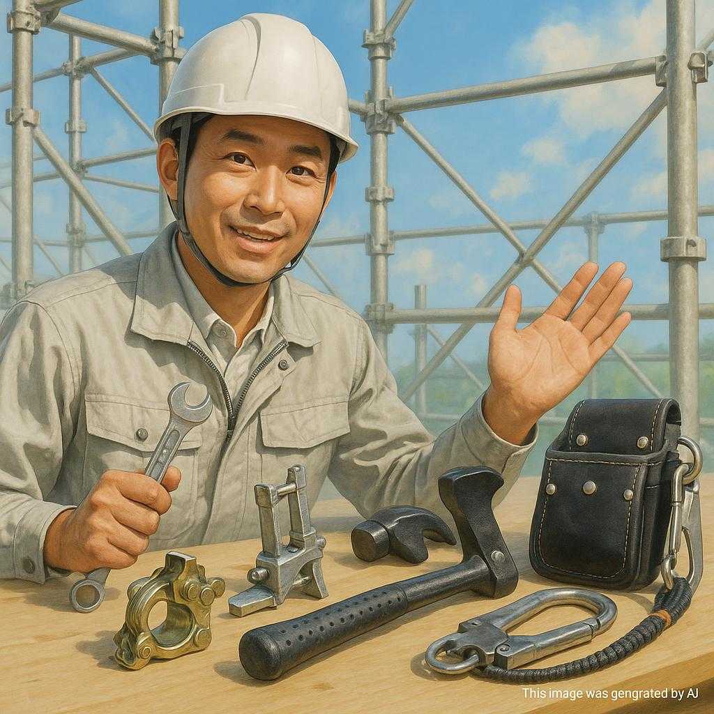足場職人の道具徹底解説！プロが教えるおすすめの一品